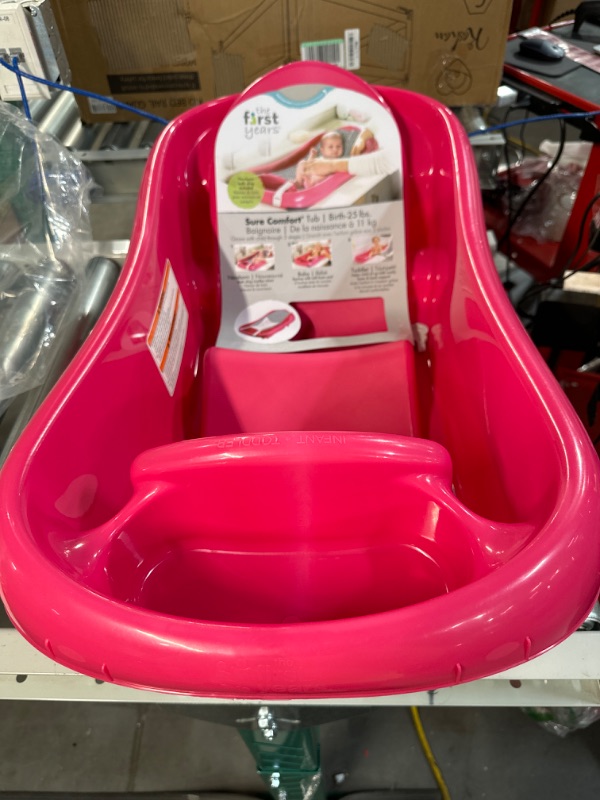 Photo 2 of 
Visit the The First Years Store
4.7 out of 5 stars24,292 Reviews
The First Years Sure Comfort Deluxe Newborn to Toddler Tub Pink
Amazon's
Choice
in Baby Bath Tubs by The First Years