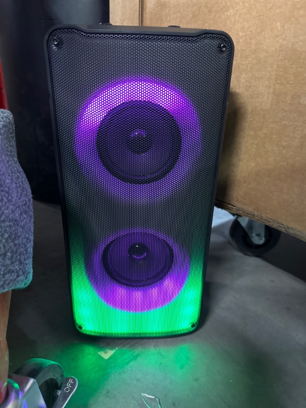 Photo 2 of 4.3 out of 5 stars680 Reviews
Bluetooth Speakers, 60W(80W Peak) Portable Loud Wireless Stereo Speaker with Rich Bass, Bluetooth 5.0, FM Radio, Colorful Lights, TWS Pairing, 10000mAh Battery, Outdoor Speaker for Home Party Gifts