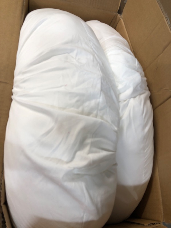 Photo 2 of -USED!!!-Frida Mom Adjustable Keep-Cool Pregnancy Pillow | Support for Belly, Hips + Legs for Pregnant Women | Breathable + Cooling white Fabric