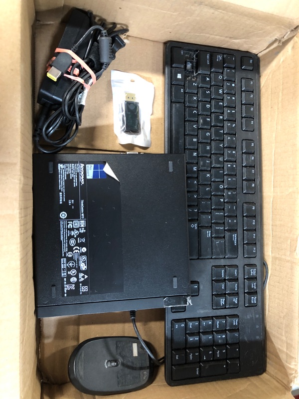 Photo 2 of -USED/MISSING PARTS UNKNOWN-lenovo Think Center M73 Tiny Desktop PC, Intel Core I5-4570T 2.9GHz up to 3.6GHz, 8GB RAM, 240GB SSD, WIFI, BT 4.0, HDMI, USB 3.0, VGA, DP port, W10P64 (Renewed)