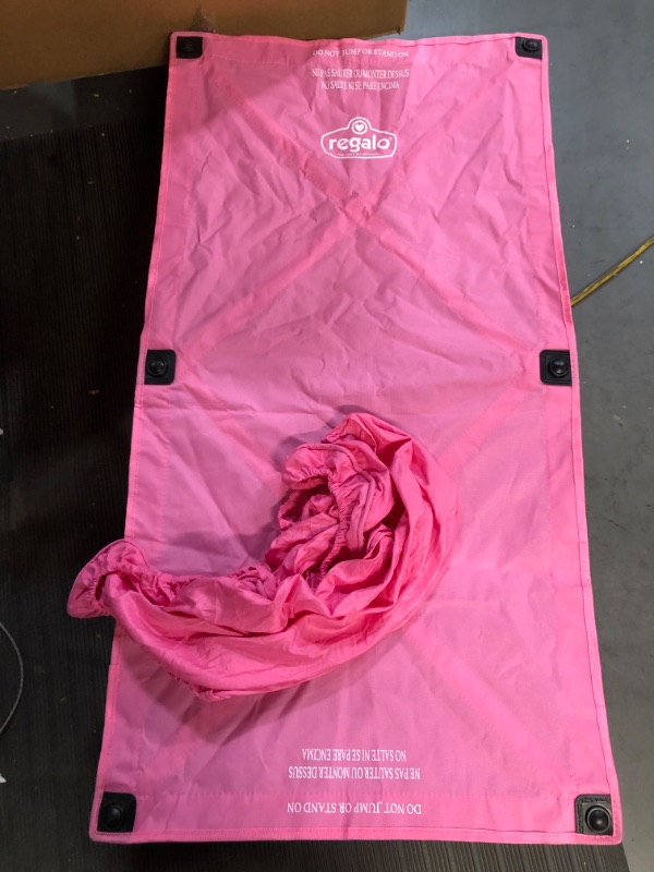 Photo 2 of -USED-Regalo My Cot Pink Portable Toddler Bed
