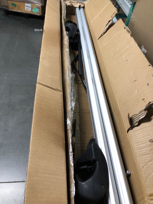 Photo 2 of -USED/MISSING HARDWARE-Amazon Basics 2-Piece Cross Rail Roof Rack, 56 inches