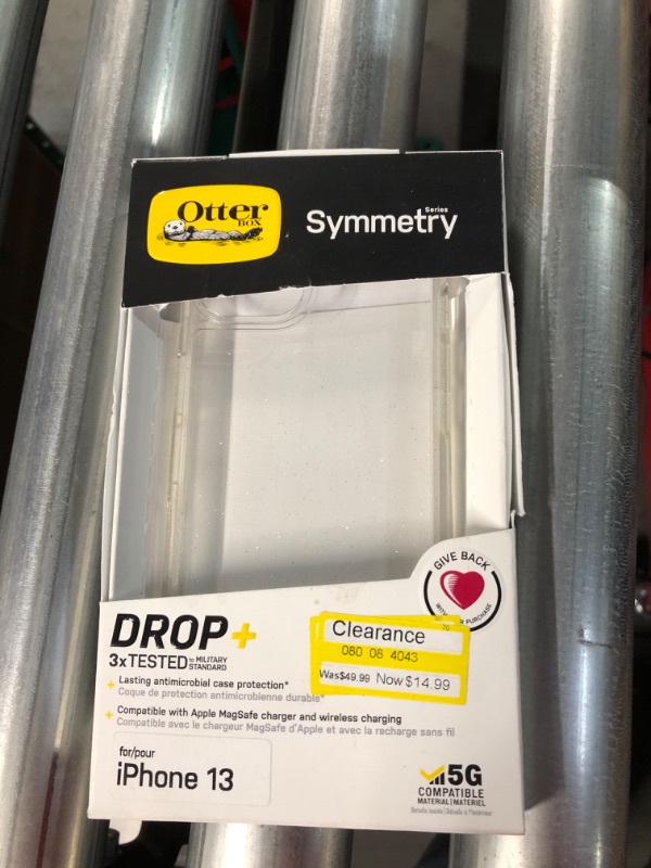 Photo 1 of OtterBox SYMMETRY CLEAR SERIES Case for iPhone 13 (ONLY) - STARDUST
