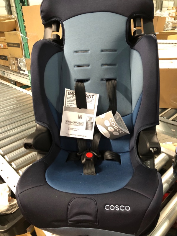 Photo 2 of -USED-Cosco Finale DX 2-in-1 Booster Car Seat, Sport Blue