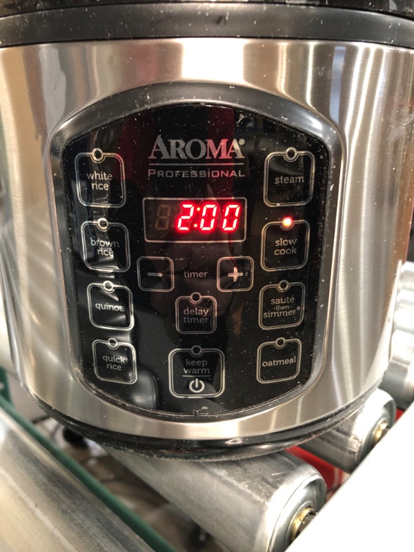 Photo 3 of **Used/Dirty** Aroma Housewares ARC-954SBD Rice Cooker, 4-Cup Uncooked 2.5 Quart