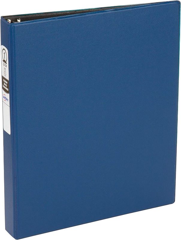 Photo 1 of 
Economy 3 Ring Binders, 1" Round Rings, 12 Blue Binders 