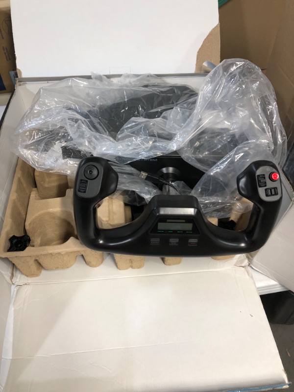 Photo 2 of Logitech G PRO Flight Yoke System, Professional Simulation Yoke and Throttle Quadrant, 3 Modes, 75 Programmable Controls, Configurable Throttle Knobs, Steel Shaft, USB, PC - Black Yoke Only