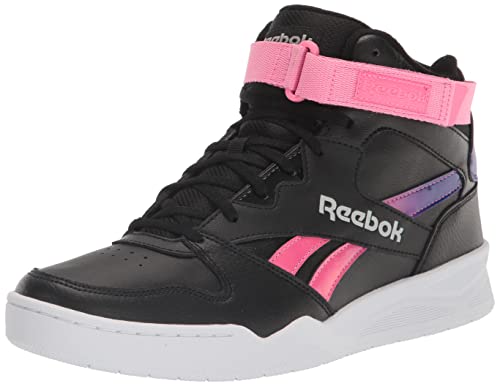 Photo 1 of (See Notes) Reebok Women's BB4500 Hi High Top Basketball Shoe, Black/White/True Pink, 5.5