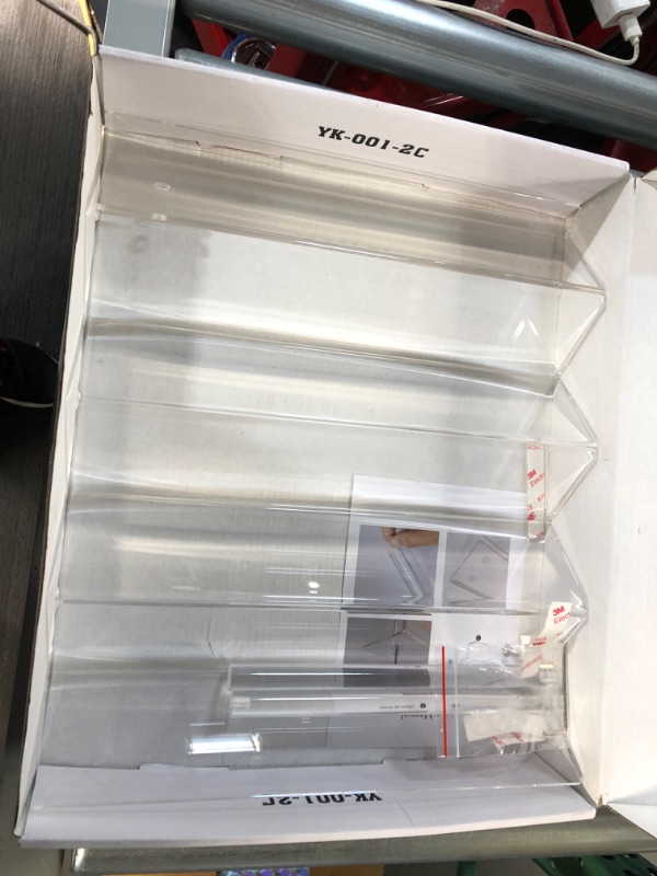 Photo 2 of (Only Pack of 1) Clear Acrylic Display Riser for Funko POP, Perfume,  12×9in 1 pc ****used****