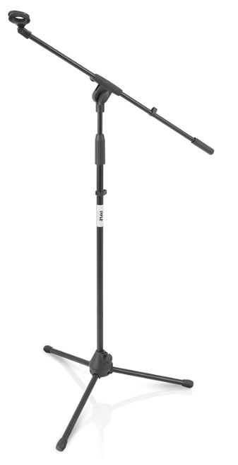 Photo 1 of **NO MIC HOLDER** Pyle Foldable Tripod Microphone Stand