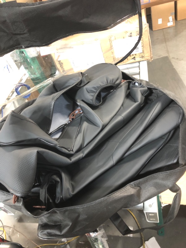 Photo 1 of LUCKYMAN CLUB 2005-2015 Tacoma Custom Fit Seat Covers for Crew Cab with Faux Leather (2005-2015 Black) (2005-2015 Crew Cab) Black