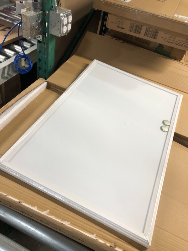 Photo 2 of *SEE NOTES* U Brands Magnetic Dry Erase Board, 20 x 30 Inches, White Wood Frame (2071U00-01) 20'' x 30''