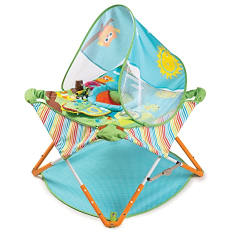 Photo 1 of  Portable Baby Activity Center - Lightweight Baby Jumper with Toys and Canopy for Indoor and Outdoor Use