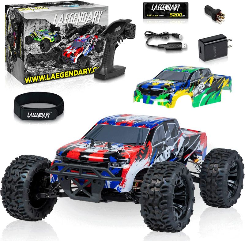 Photo 1 of 1:10 Scale Brushless RC Cars 65 km/h Speed and 1:10 Scale Large RC Rock Crawler - 4x4 Off Road 