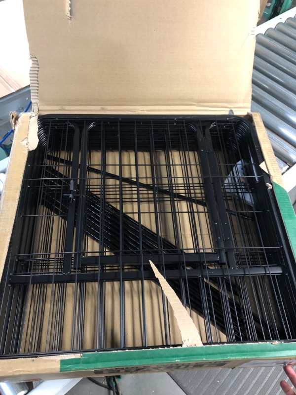 Photo 1 of (READ NOTES) FXW HomePlus Playpen Designed for Indoor Use?Patent Pending 24"High (Black) 08 Panels TOTAL 17.08 Square Feet
