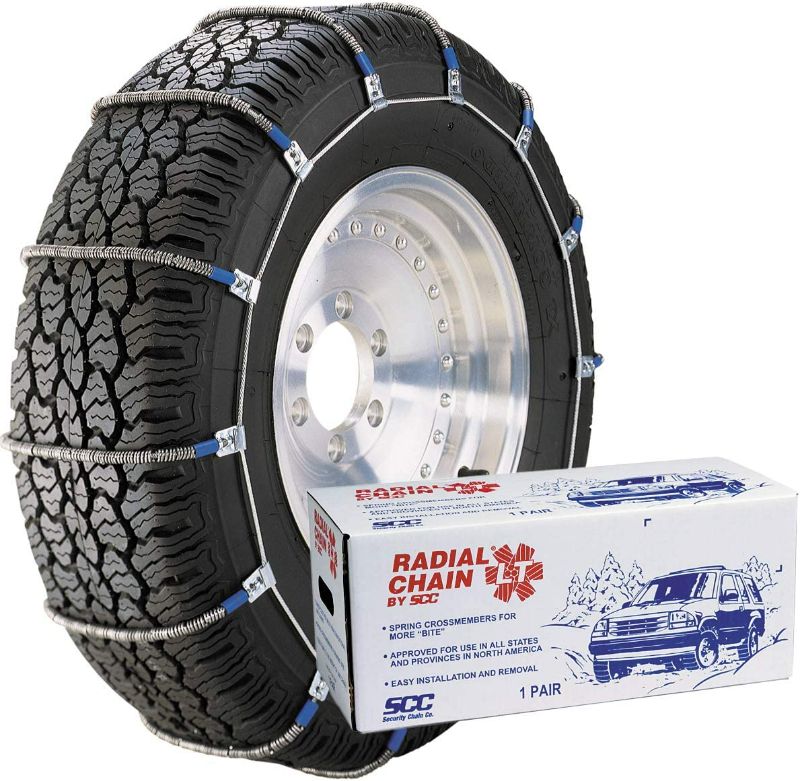 Photo 1 of Security Chain Company TC2212MM Radial Chain LT Cable Tire Traction Chain for Light Trucks - Set of 2 ?19 x 8.5 x 8.4 inches
