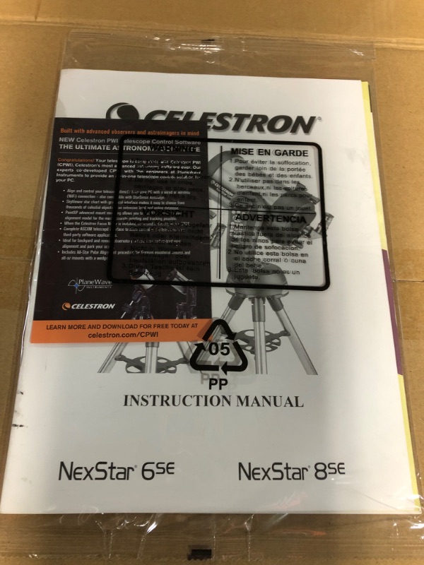 Photo 2 of (READ NOTES) Celestron - NexStar 6SE Telescope - Computerized Telescope 6-Inch Primary Mirror- Versatile 8mm-24mm Zoom, 1.25" Eyepieces