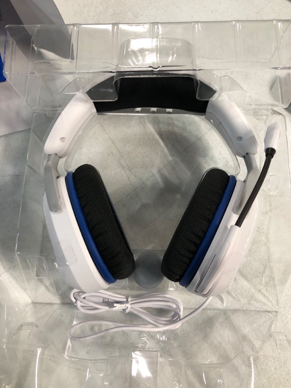 Photo 2 of HyperX Cloud Stinger 2 Core - Gaming Headset for Playstation, White Wired PlayStation