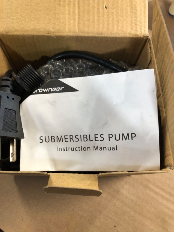 Photo 2 of **USED** GROWNEER 550GPH Submersible Pump 30W Ultra Quiet Fountain Water Pump, 