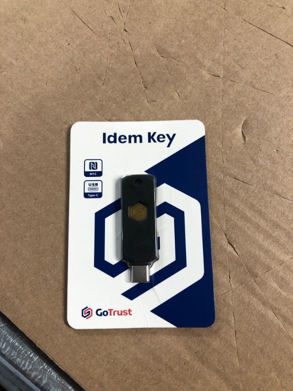 Photo 2 of GoTrust Idem Key - C. USB Security Key FIDO2 Certified to The Highest Security Level L2. IP68 Waterproof.