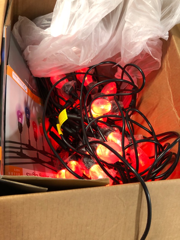 Photo 1 of **TESTED**
XMCOSY+ Outdoor String Lights, RGB Patio Lights 98 Ft, Smart LED String Lights IP65 Waterproof