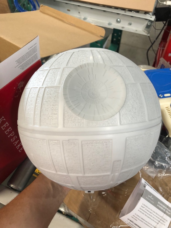 Photo 3 of Hallmark Keepsake 2022, Star Wars: A New Hope Collection Death Star Musical Tree Topper 