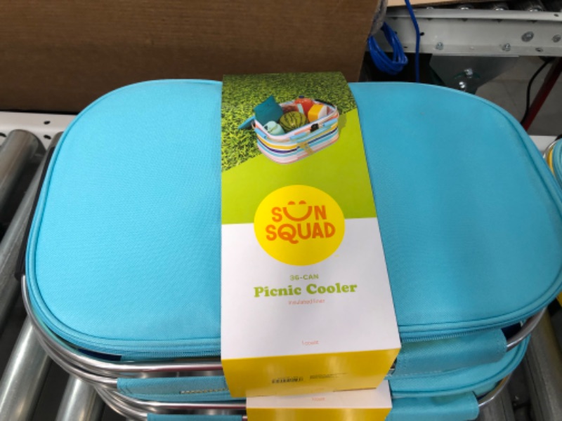 Photo 2 of 13.5qt Picnic Cooler Stripe - Sun Squad