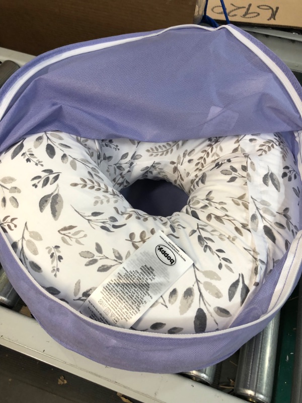 Photo 2 of Boppy Nursing Pillow and Positioner—Original | Gray Taupe Watercolor Leaves ?20 x 16 x 5.5 inches