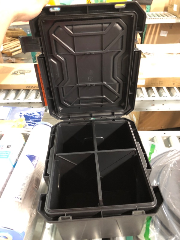 Photo 2 of **ONE CLIPP BROKENPlano Ammo Crate, Black, Lockable Plastic Ammunition Storage Box