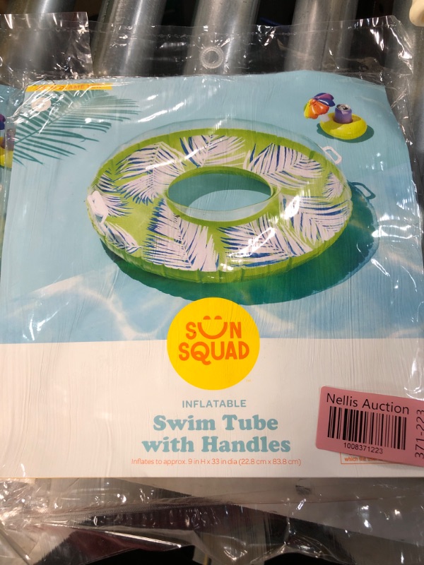 Photo 2 of 33" Swim Tube Tropical with Handles - Sun Squad™

