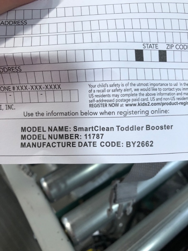 Photo 1 of Ingenuity SmartClean Toddler Booster Seat 