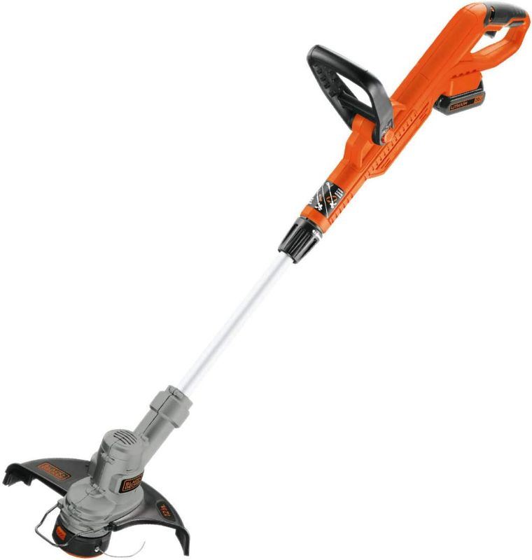 Photo 1 of **BATTERY HOLDER BROKEN PARTS ONLY**
BLACK+DECKER 20V MAX String Trimmer 