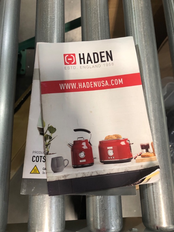 Photo 3 of [USED] Haden 1.7 Liter Stainless Steel Retro Electric Kettle