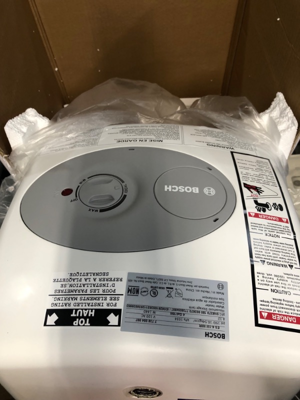 Photo 3 of [USED Bosch Electric Mini-Tank Water Heater - 4 Gallon