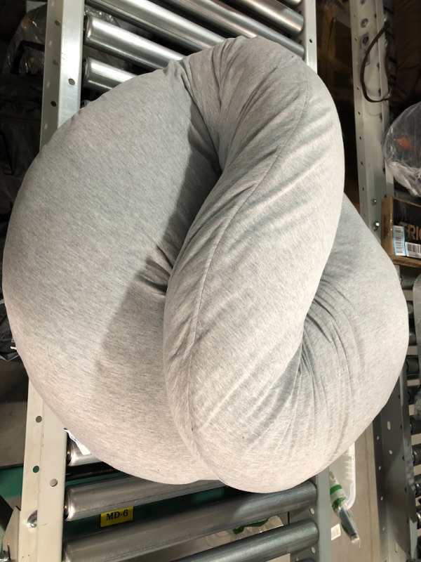 Photo 2 of [USED] PharMeDoc Pregnancy Pillow, Grey U-Shape