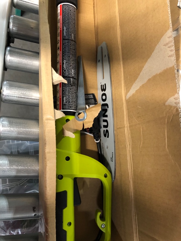 Photo 1 of [USED] Sun Joe Electric Pole Chain Saw, 10", Green