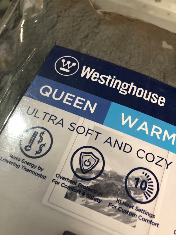 Photo 3 of [USED] Westinghouse Electric Blanket Queen Size - Gray