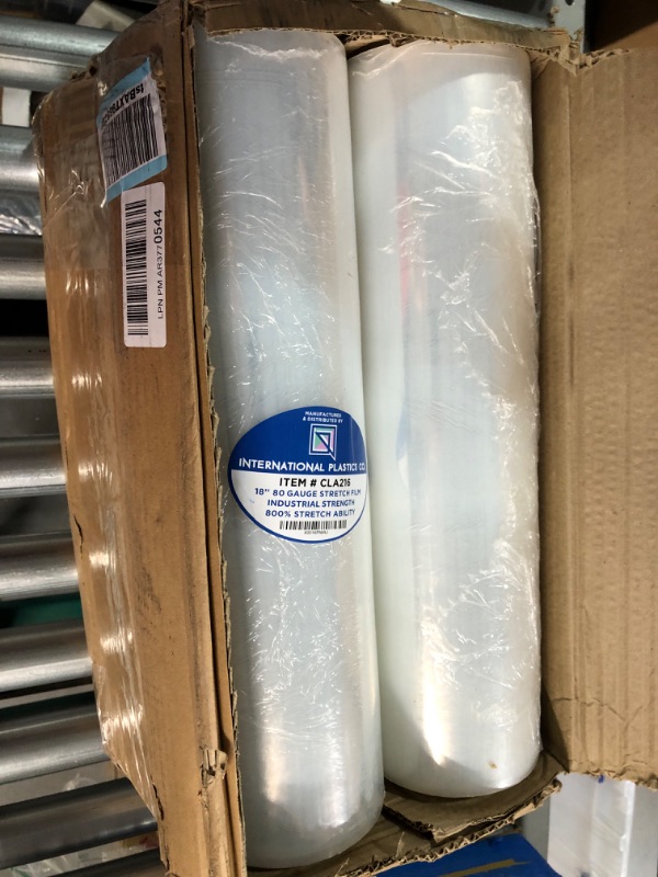 Photo 3 of 18" Stretch Film/Wrap 1500 feet - 4 Pack Clear