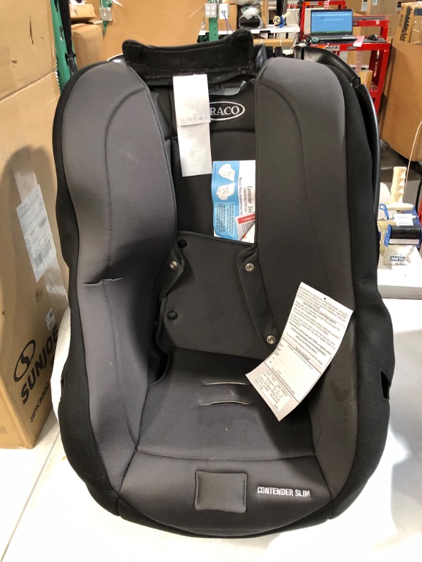 Photo 3 of Graco Contender Slim Convertible Car Seat, West Point ?21.5 x 20.1 x 24.75 inches
