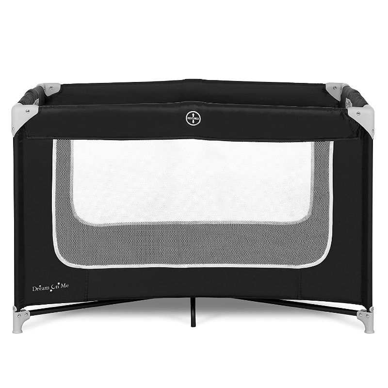 Photo 1 of Dream On Me Zodiak Portable Playard in Black, Lightweight,
