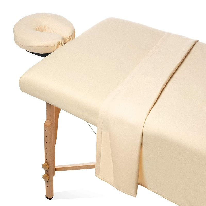 Photo 1 of  Flannel Massage Table Sheet Set - Soft Cotton Facial Bed Cover -