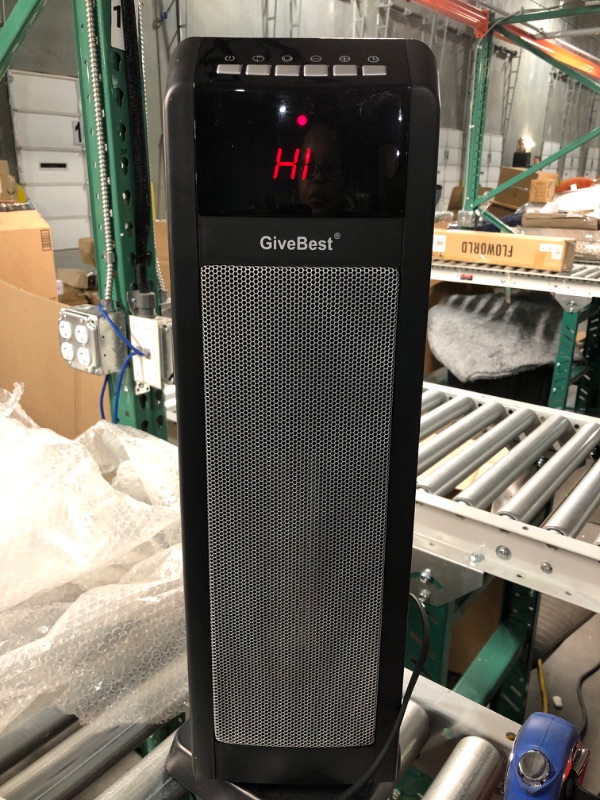 Photo 2 of  24" Ceramic  Tower with Remote Control  Certified Digital Oscillating Heat