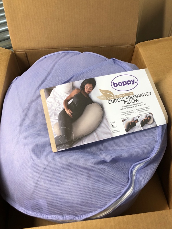 Photo 2 of Boppy Organic Cotton Fabric Cuddle Pregnancy Pillow 