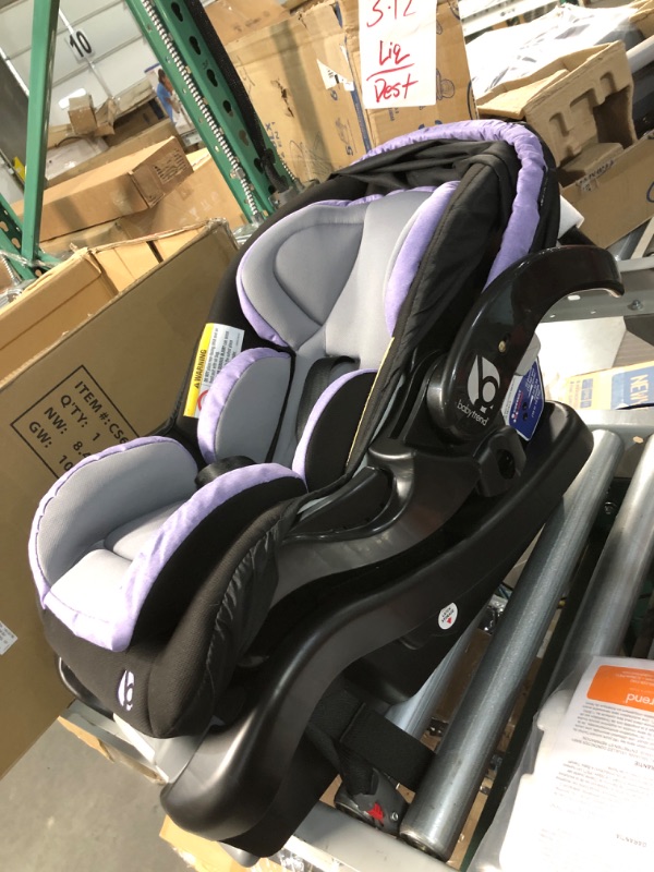 Photo 1 of Baby Trend Secure Snap Tech 35 Infant Car Seat, Lavender Ice 16.5x16.25x28.5 Inch (Pack of 1)