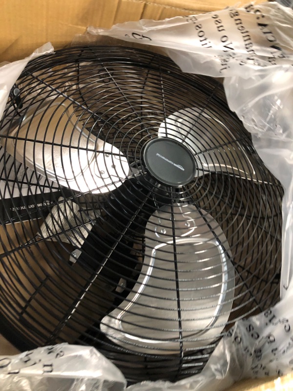 Photo 2 of AmazonCommercial 20" High Velocity Industrial Fan, Black,