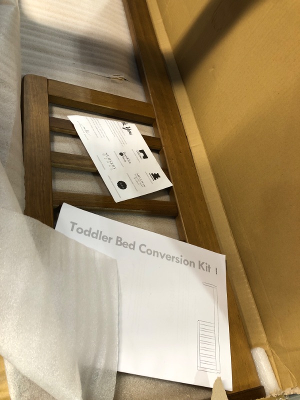 Photo 1 of DaVinci Toddler Bed Conversion Kit (M3099) in Chestnut