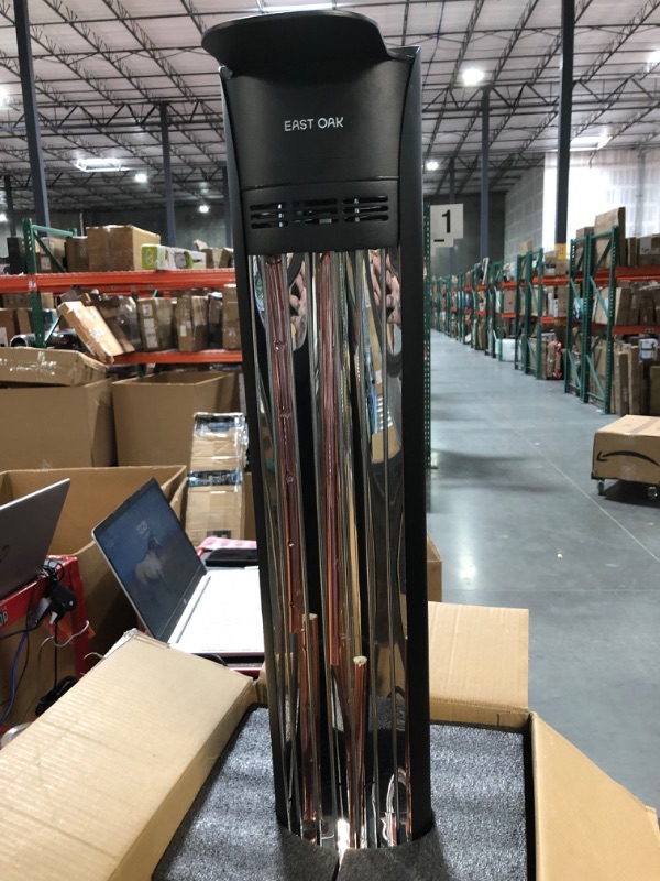 Photo 2 of ***PARTS ONLY***  Outdoor Patio Heater, EAST OAK 1500W Portable Outdoor Indoor Electric Heater with IP65 Waterproof Tip-over Protection 3 Heat Settings 