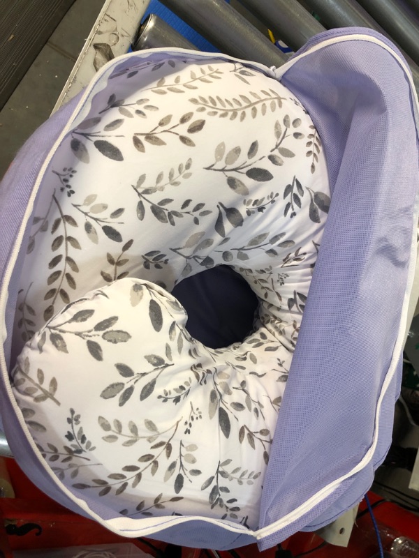 Photo 2 of Boppy Nursing Pillow and Positioner—Original | Gray Taupe Watercolor Leaves 