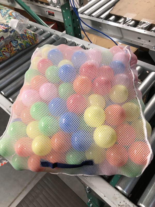 Photo 2 of Click N' Play Ball Pit Balls for Kids, Plastic Refill Balls, 200 Pack, Phthalate and BPA Free, Includes a Reusable Storage Bag with Zipper, Bright Colors, Gift for Toddlers and Kids