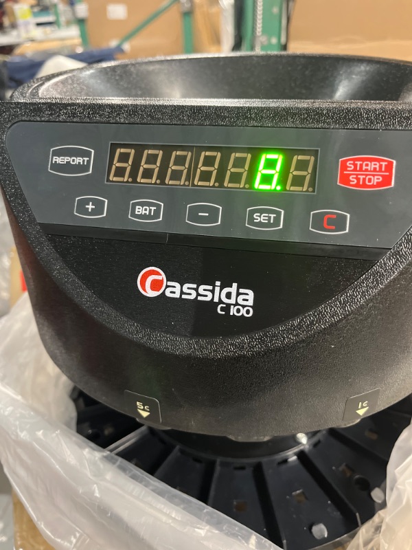 Photo 3 of See notes. Cassida C100 Electronic Coin Sorter/Counter